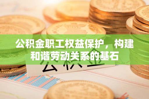 振安公积金职工权益保护，构建和谐劳动关系的基石